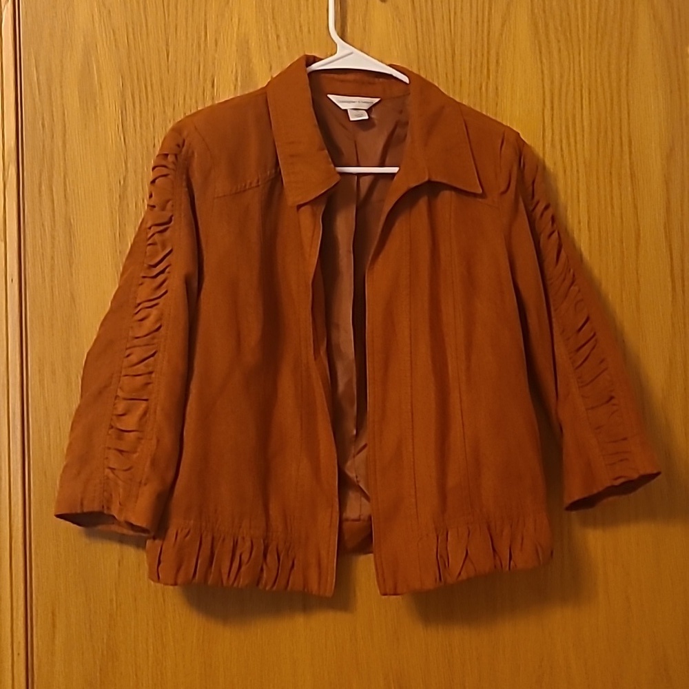 Christopher & Banks Orange Jacket